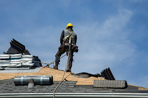 Professional Roofing technician working in Huntsville, AL